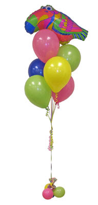  Hediye iek 14 ubat sevgililer gn iek  Sevdiklerinize 17 adet uan balon demeti yollayin.