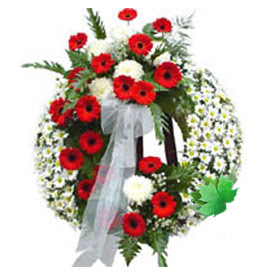 Cenaze çelengi cenaze çiçek modeli  Hediye Çiçek çiçek satışı 