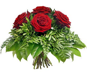  Hediye Çiçek internetten çiçek satışı  5 adet kırmızı gülden buket