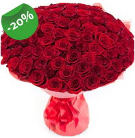 Özel mi Özel buket 101 adet kırmızı gül  Hediye Çiçek ucuz çiçek gönder 