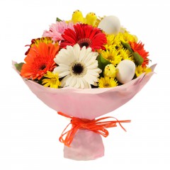 Karışık mevsim buketi Mevsimsel çiçek  Hediye Çiçek İnternetten çiçek siparişi 