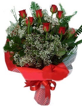 7 kırmızı gül buketi  Hediye Çiçek çiçek siparişi sitesi 