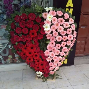 Kalp pano kalp şeklinde pano çiçeği  Hediye Çiçek yurtiçi ve yurtdışı çiçek siparişi 