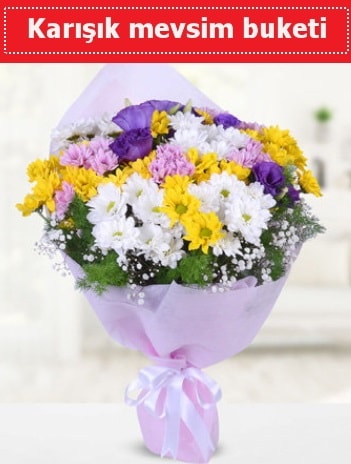 Karışık Kır Çiçeği Buketi  Hediye Çiçek internetten çiçek siparişi 